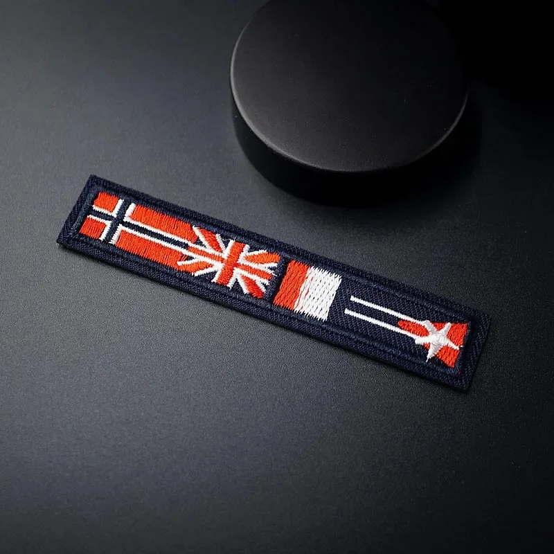 Flag Cloth Patches Embroidered Applique Sewing Label Clothes Stickers Apparel Patch