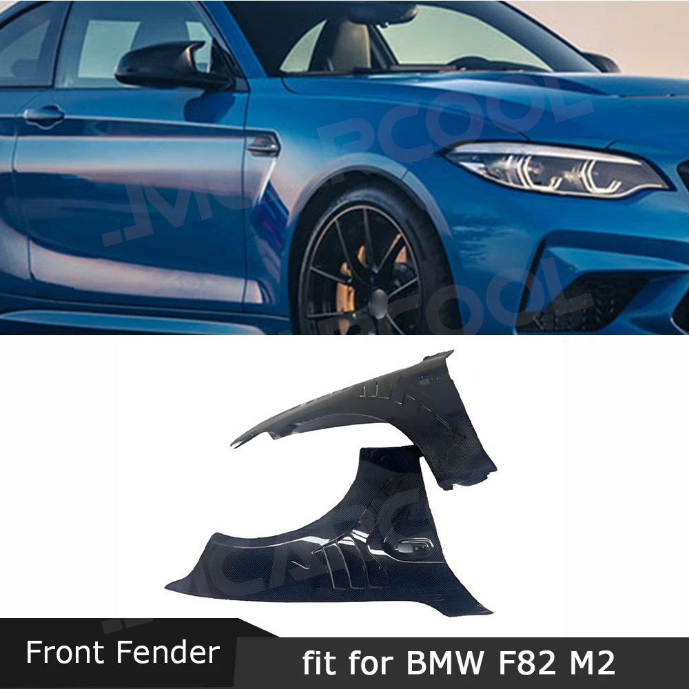 

For BMW F82 M2 2016-2022 Carbon Fiber Front Fender Cover Side Fender Exterior Replacement Car Styling Accessories