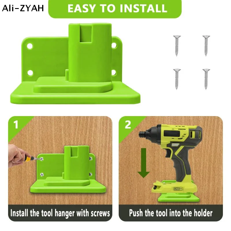 

Настенный держатель для аккумуляторов и инструментов для 18-вольтовых литиевых аккумуляторов, крепление для электроинструментов, полка для хранения дрелей, подходит для P103, P107, P108