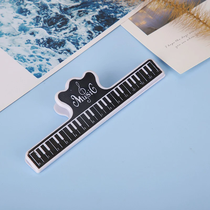1-5PCS/Set Piano Key Design Musical Sheet Clips Durable Plastic Book Clips Multi-Purpose Books Holder for Home Office School ZYF