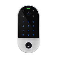 WIFI Tuya Smart Video Intercom and Access Control Touch Keyboard with doorbell EM card password remote unlock access control