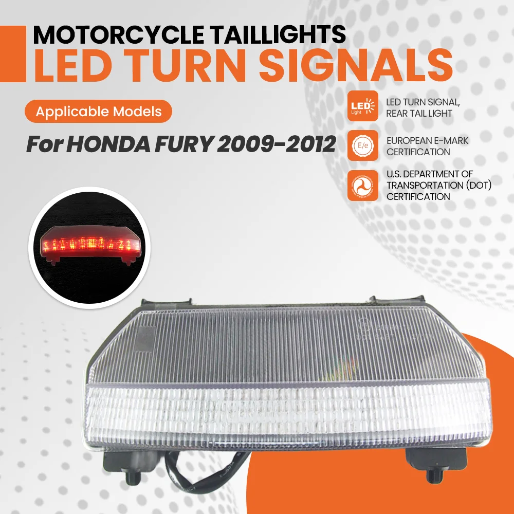 

Мотоциклетный светодиодный стоп-сигнал, указатель поворота, задний фонарь E-Mark для HONDA FURY 2009 2010 2011 2012