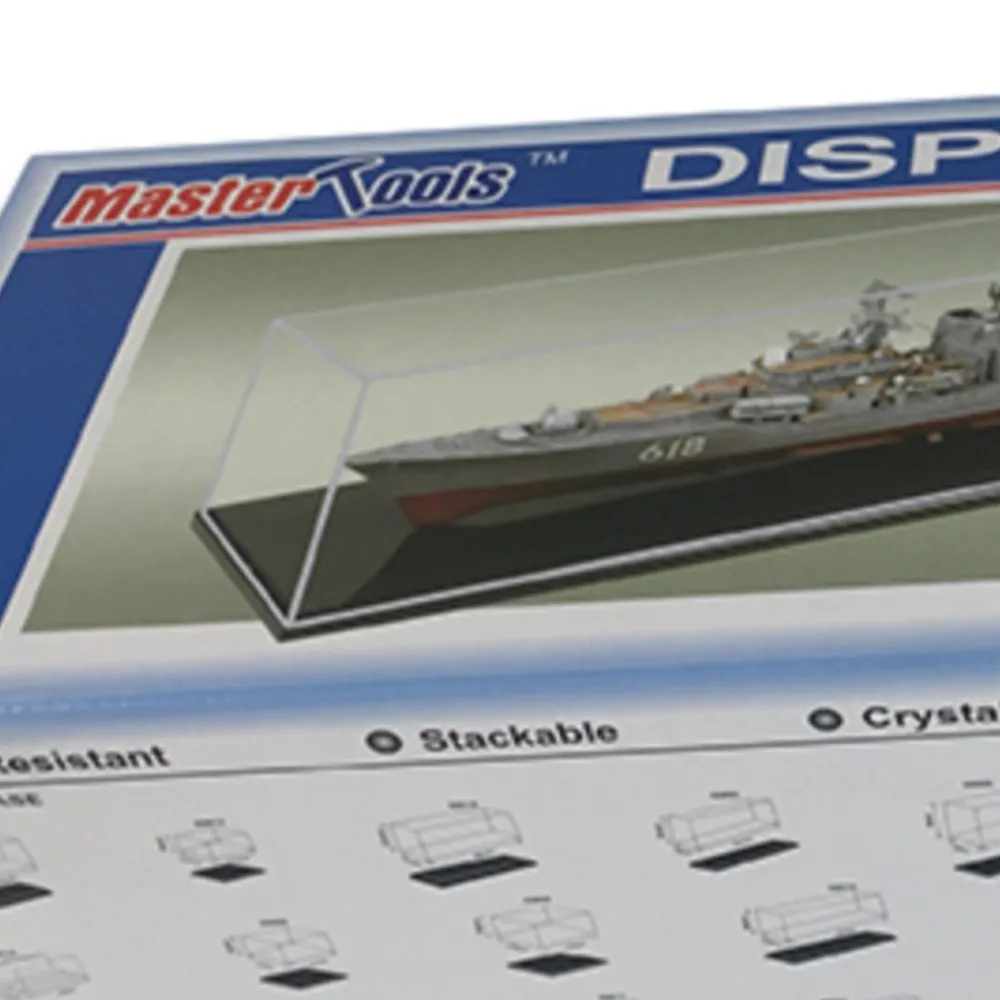 

Распродажа в США Trumpeter 09801, витрина 501x149x121 мм, витрина WL для модели линкора