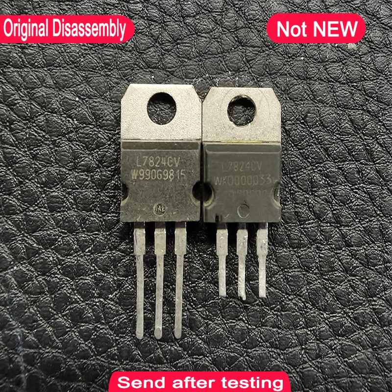 Disassembly original 10pcs TO-220 KA7824 MC7824CT L7824CV In stock