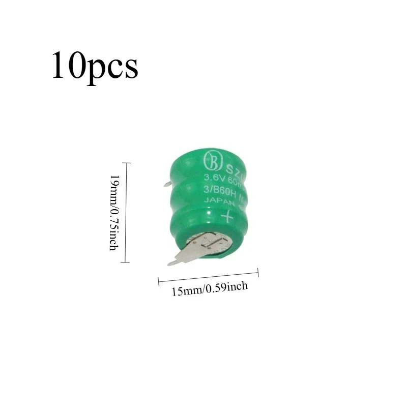 10pcs 6V 60mah Coin Operated Game Machine Motherboard Battery Circus Joy Memory Capacitor Factory Coin Operated Games