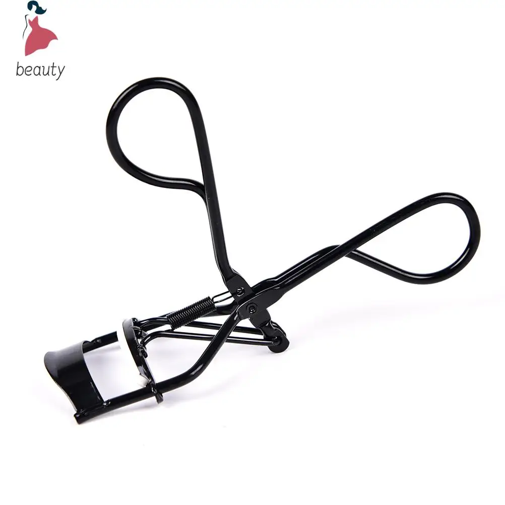 1Pc Stainless Steel Eyelash Curler Black Women Nature Style Curved Eyelashes Make Up Tools