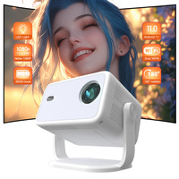 Native 1080P Android 11 L018 projector with autofocus correction Wifi6 BT5.2 home theater projector