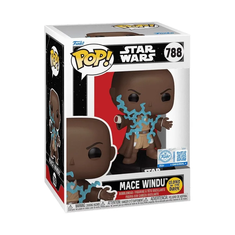 Genuine Edition FUNKO POP Star Wars: Mace Windu, Force Lightning Action Desktop Decoration Ornament Model Toys Collectible Model - Image 6