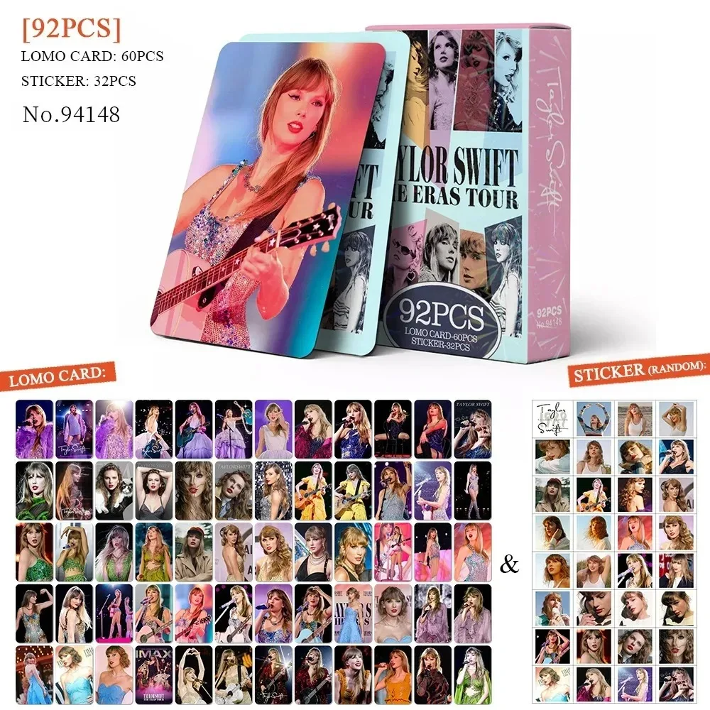 92 قطعة/المجموعة/مجموعة Kpop STUCK في الأوسط بطاقات الصور BABYMONSTER أغنية lomocards لبطاقة تجميع المروحة مع ملصقات صغيرة STAYC NAYEON