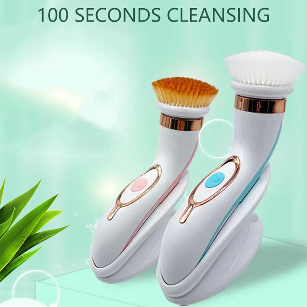 Face Cleansing Brush Wash Machine Spa Skin Care Massager Blackhead Cleaning Facial Cleanser Tools Electric Facial Cleaner