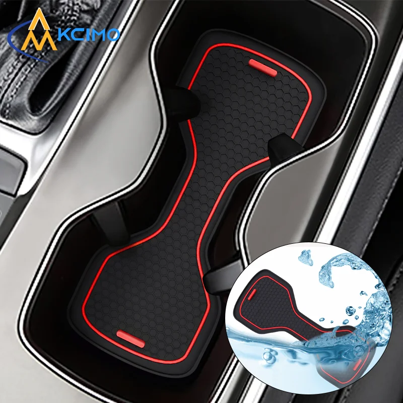 Custom Fit Car Cup Holder Anti-Slip Insert Coaster Interior Pad for Honda Accord 10th Generation 2017-2022 Anti-Dust Waterproof