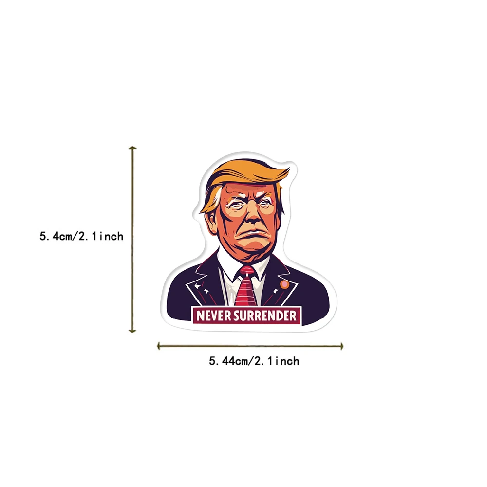 50pcs trump room decor wall art stickers papel tapiz pared adhesivo pegatinas de pared impermeable cozinha bookmark