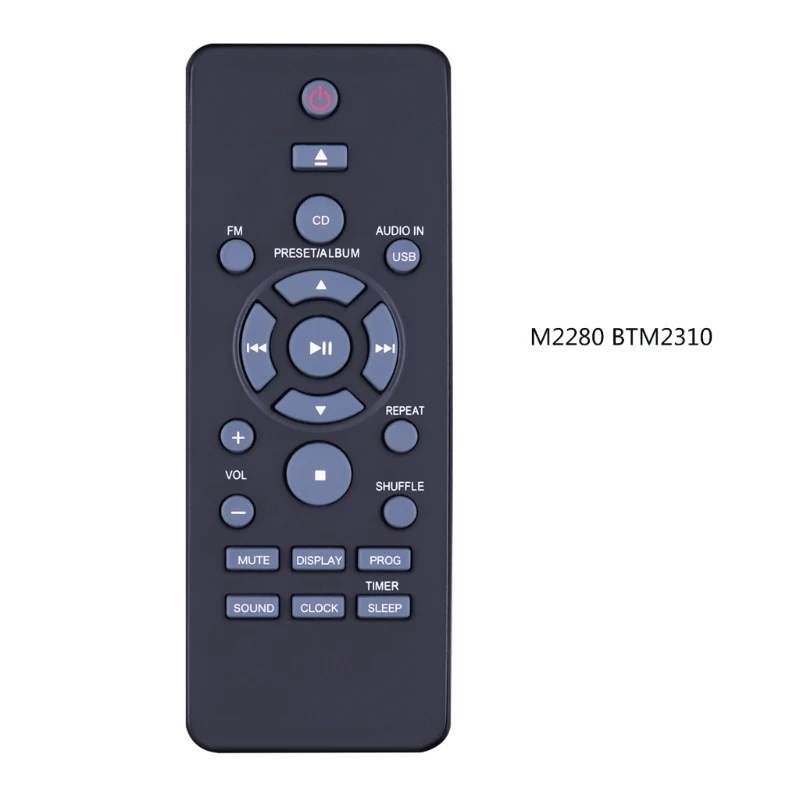 Télécommande ABS Durable, poignée confortable, boutons réactifs pour à rayons bleus BTM2355 DCM2260/93 DCM2068/93 DCM3175