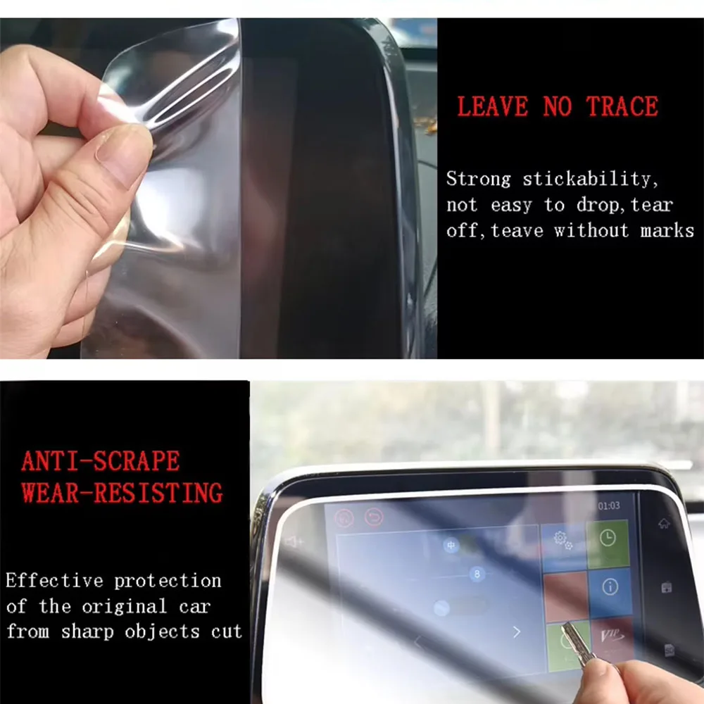 For Mercedes-Benz CLA 35/45 AMG 20-22 C118 Car Interior Center Console Transparent TPU Protective Film Anti-scratch Repair Film