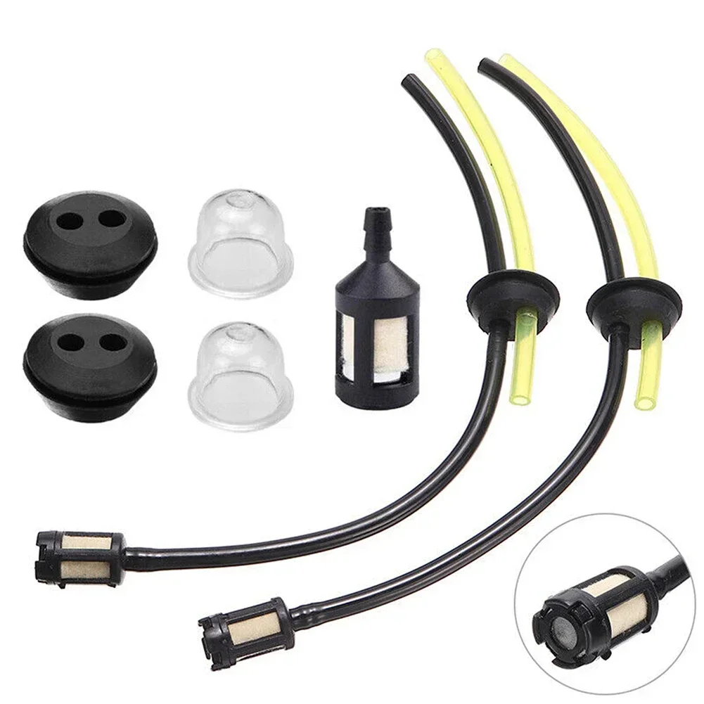 Kit de filtre à carburant pour conduite de carburant, 2 œillets, 2 ampoules d'amorçage, fabrication fine, ligne de snipper, précieux