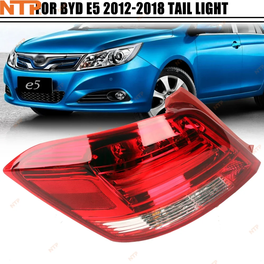 

For BYD E5 2012-2018 Tail Light Assembly Full Set Left+Right LED Rear Brake Turn Signal Lamp Electric Sedan Automotive Parts