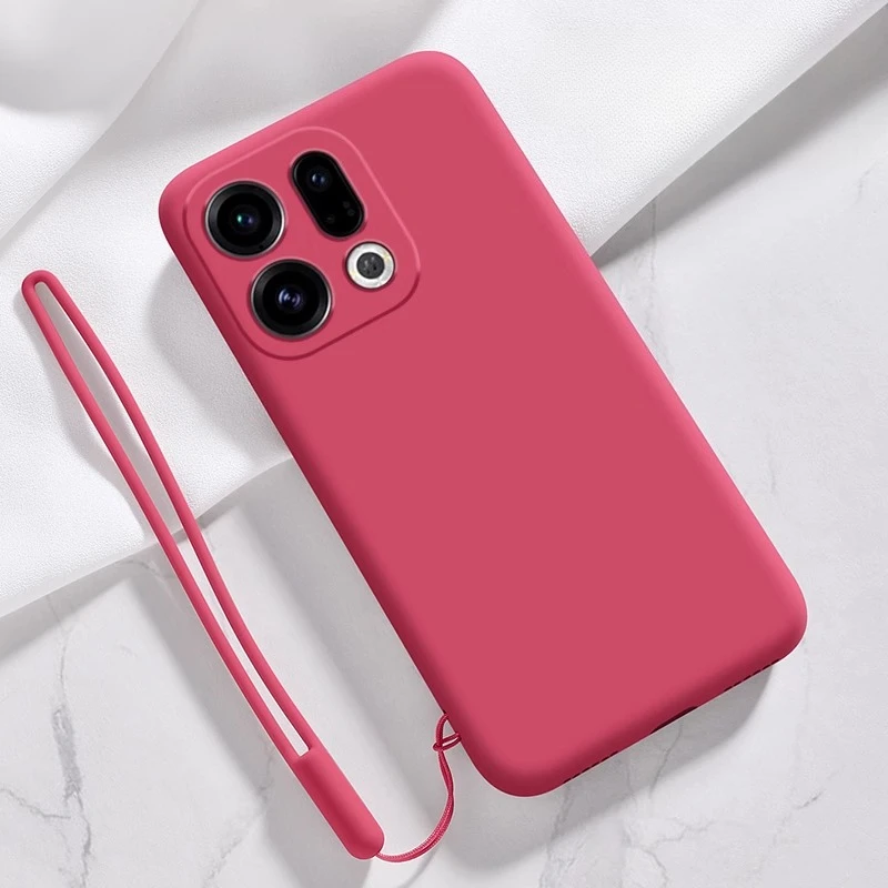 حافظة حامل حلقي من السيليكون السائل لهاتف OPPO Find X9 Pro Lens غطاء هاتف واقٍ للكاميرا لهاتف OPPO Find X9Pro