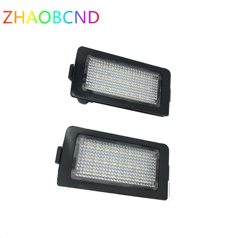 2PCS LED License Number Plate Lamps Free Light For BMW E38 95-01 740i 740Li 750i 750Li High quality Canbus Error free Led tail