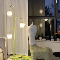 Lily of the Valley Flower Floor Lamp Children's Room Vertical Bedside Lamp Bedroom Living Room Atmosphere Lamp Standing Lamp