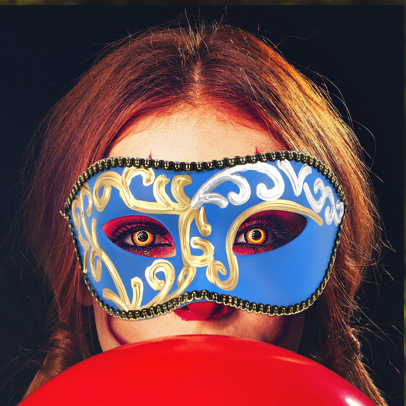 

Half Face Mask Male Masquerade Masks Costume Facial Women Carnival for Adults Halloween Costumes Cosplay Accessories Makeup