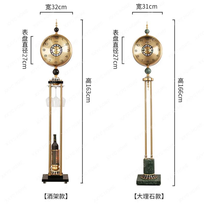 

European-Style the Grandfather Clock Home Standing Clock Living Room Decoration American Clock