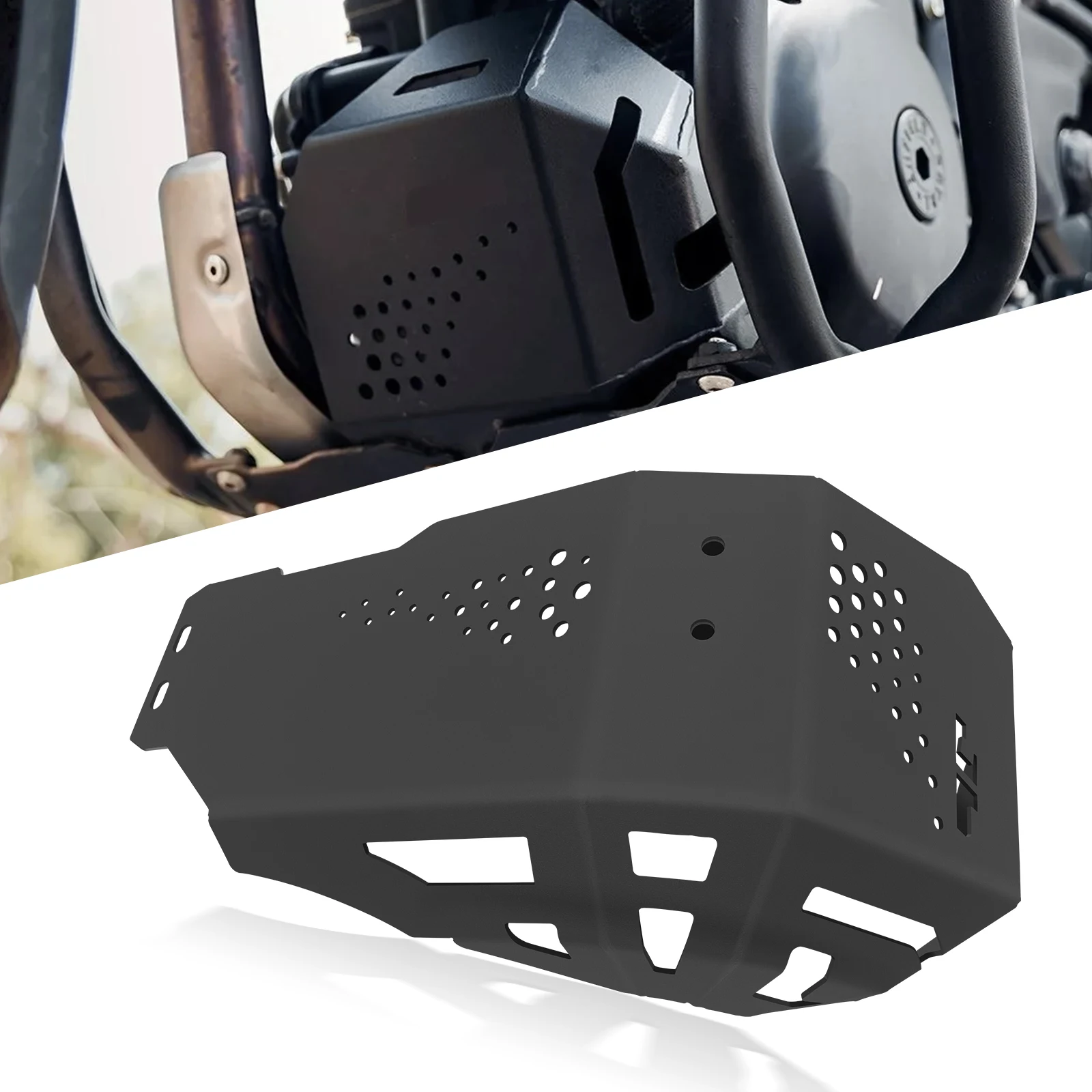 

For Himalayan 450 2024 Motorcycle Engine Protection Cover Chassis Under Guard Skid Plate Engine chassis guard cover Bash Plate