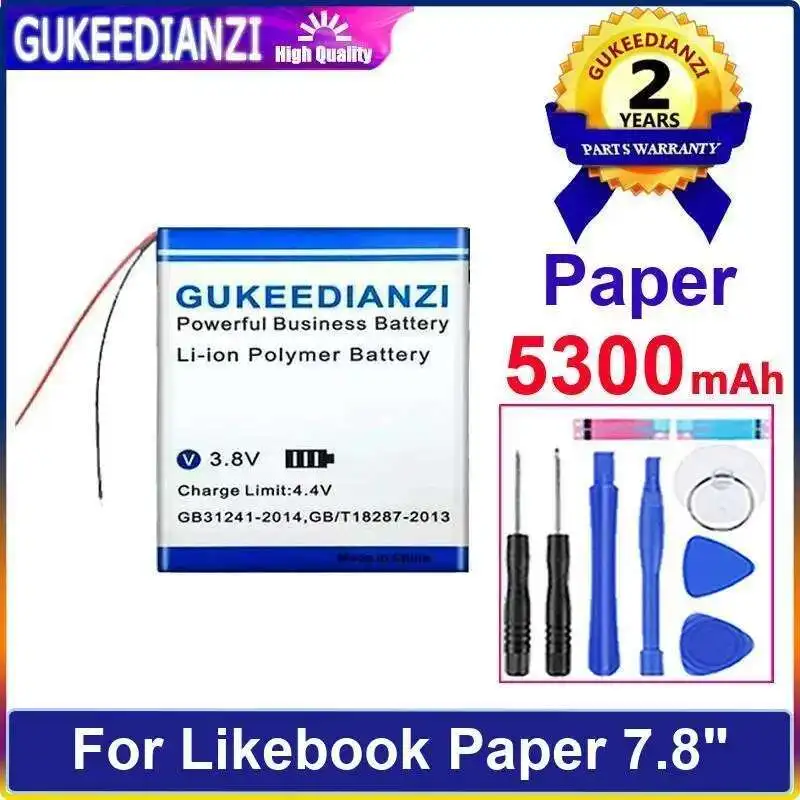 

5300Mah E - Book Reader Battery For Likebook Paper 7.8" Reliable Power