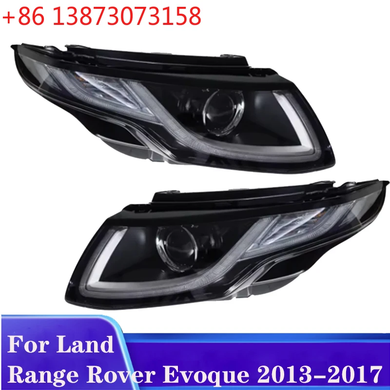 Car Styling Headlight Assembly For Rang Rover Evoque Headlight 2013 2014 2015 2016 2019 LED Headlights Auto Accessories