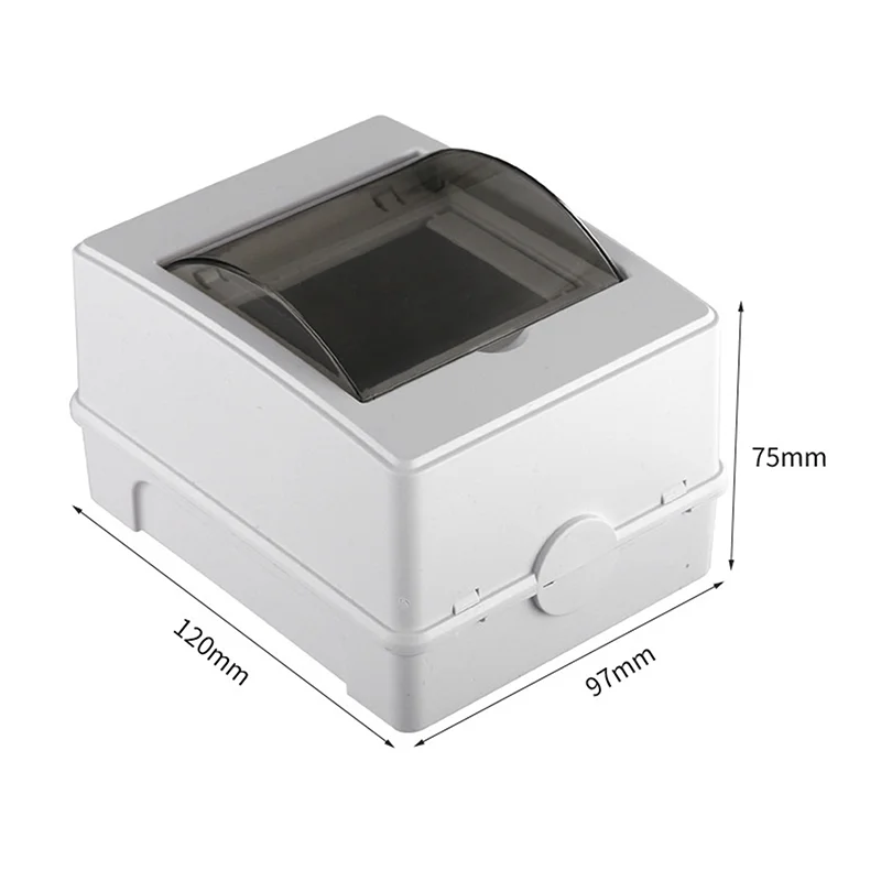 2-4Ways Junction Box Outdoor Transparent Cover Plastic Waterproof Electrical Distribution Box Circuit Breaker ABS Junction Box
