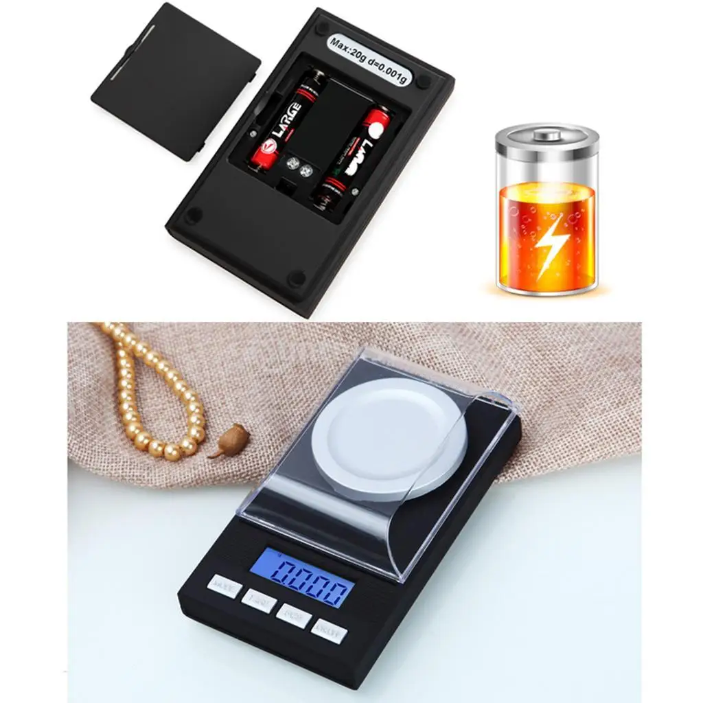 

Mini Digital Scale 0.001g High Accurate Jewelry Gold Silver Gram Weighting