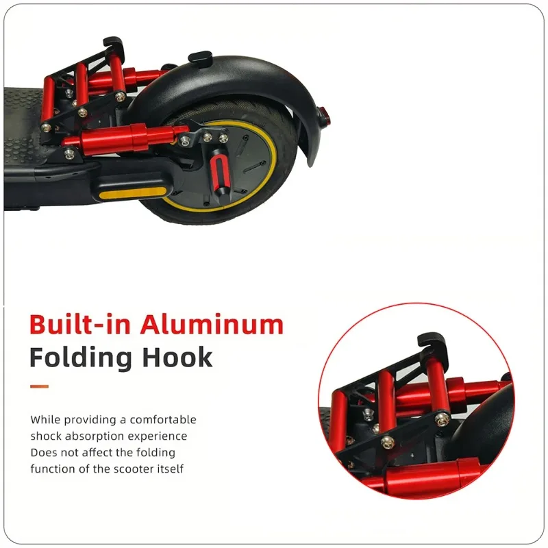 

Modifited Rear Shock Absorber With Tools For Ninebot Max G30 Electric Scooter Upgraded Rear Suspension Kit Parts Accessories