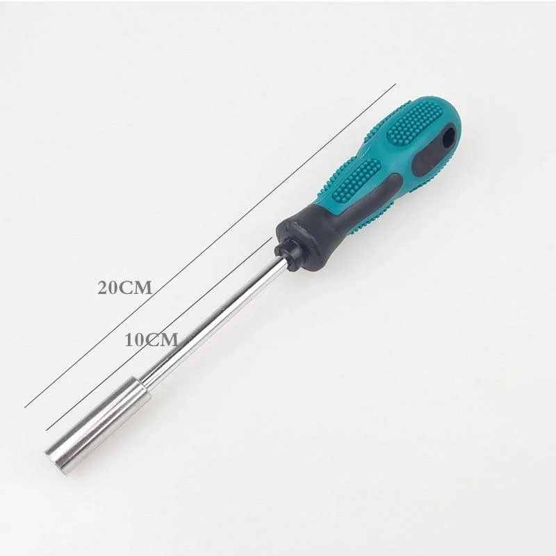 

Screwdriver 1/4 Batch Head Handle Strong Magnetic Sleeve Wind Hex Converter 6.35MM