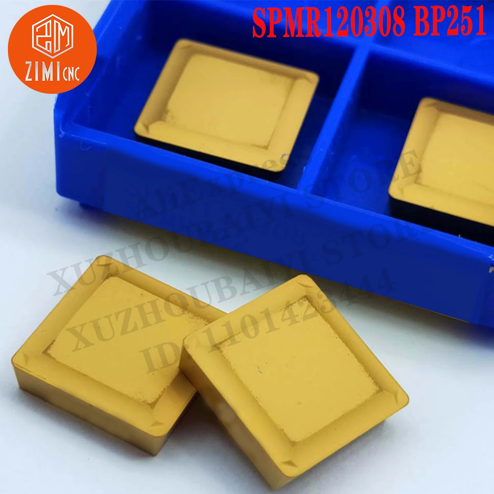 SPMR120308 BP251 SPMR 120308 External carbide CNC tools mechanical metal lathe Milling Cutter Carbide Inserts Turning Inserts