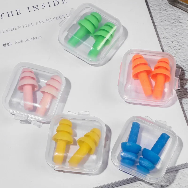 Hot Soft 1  Pairs/SET Soft Foam Anti Noise Ear Plugs Ear Protectors Sleep Soundproof Earplugs Workplace Safety Supplies