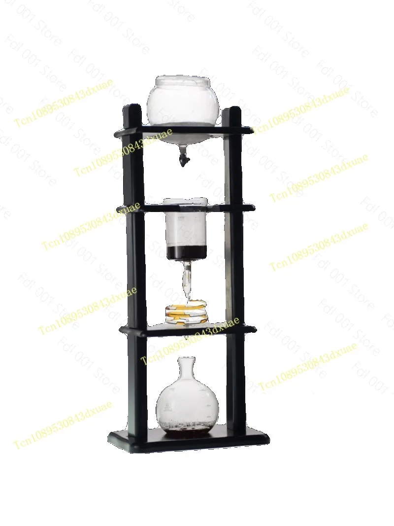 Drip ice brew pot Cold   ice coffee glass pot for 5-8 people Household hand   coffee pot
