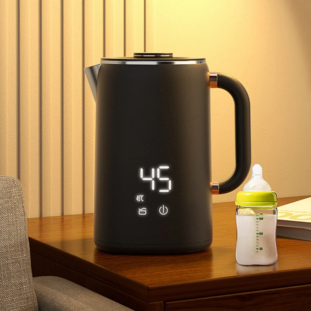 

Temperature Control Water Boiler Electric Kettle for Tea Coffee 5 Levels Auto Shut Off Double Layer Insulated Hot Water Kettle