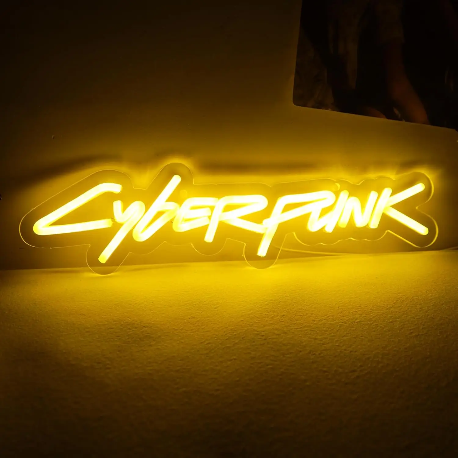 Cyberpunk Neon Sign for Game Zone Decor,Shooting Games Led Lights for Gaming Room Internet Bar or Bedroom Decoration.USB Powered