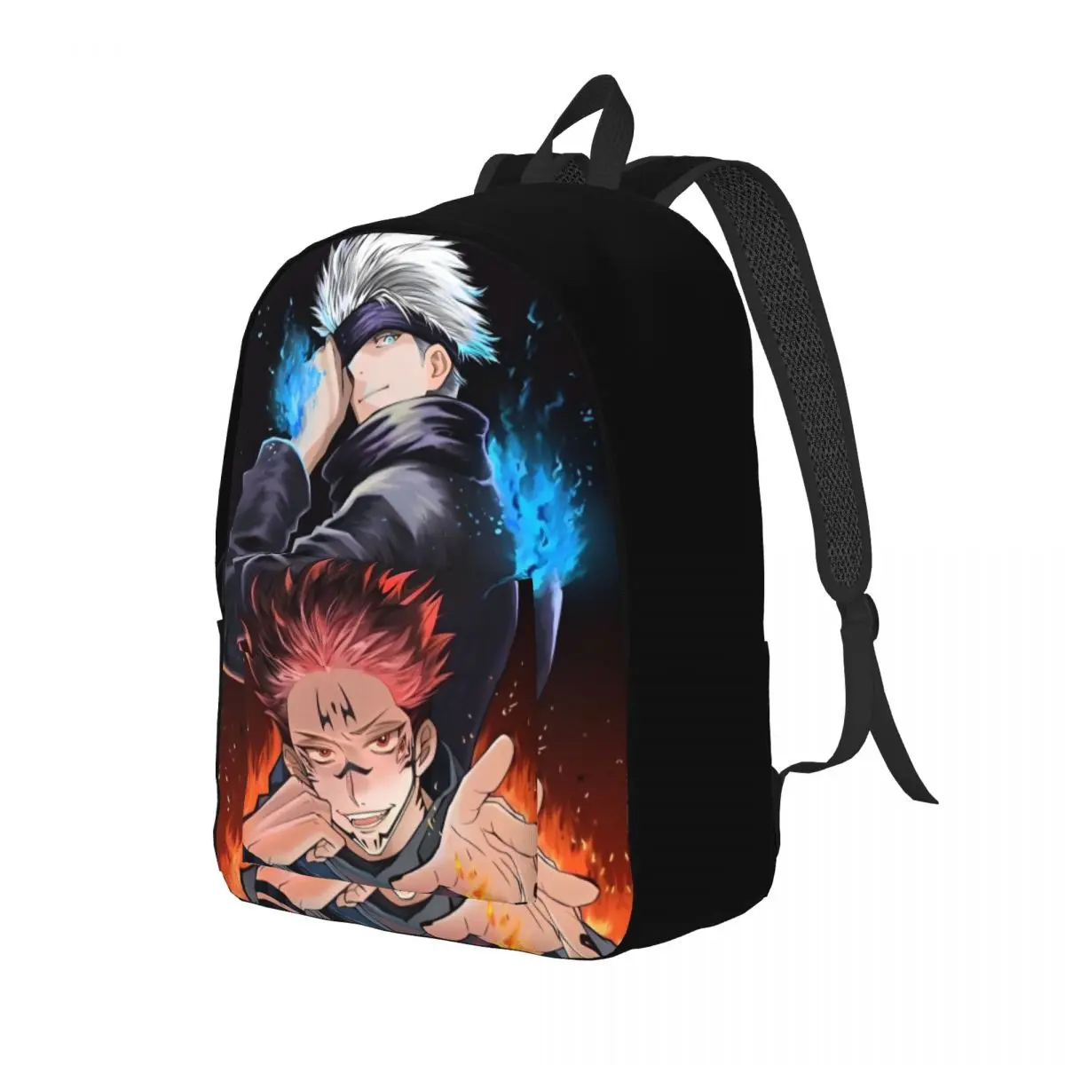 Sukuna Dan Gojo Satoru Jujutsu Kaisen Fashion Backpack Student Hiking Travel Daypack for Men Women Laptop Computer Shoulder Bag