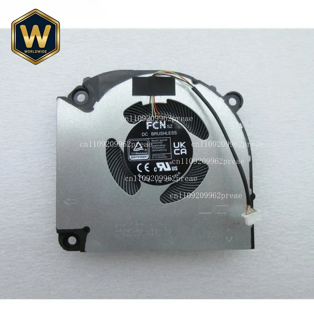 S For Medion Erazer Scout E20-MD62528 Laptop CPU Cooling Fan - V170RNC FQNW DFSCL12E16486S Replacement