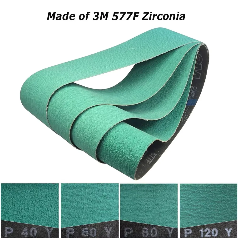 4 piece Sanding Belt Fused Zirconia Alumina Sanding Screen For Hard Metal Grit 40 60 80 120