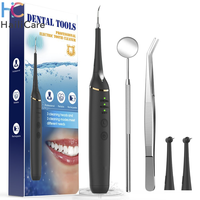 Electric Dental Calculus Remover Whitener Scaler Steel Head Tooth Cleaner Rechargeable Tartar Tool Whitening Teeth Stains Remove