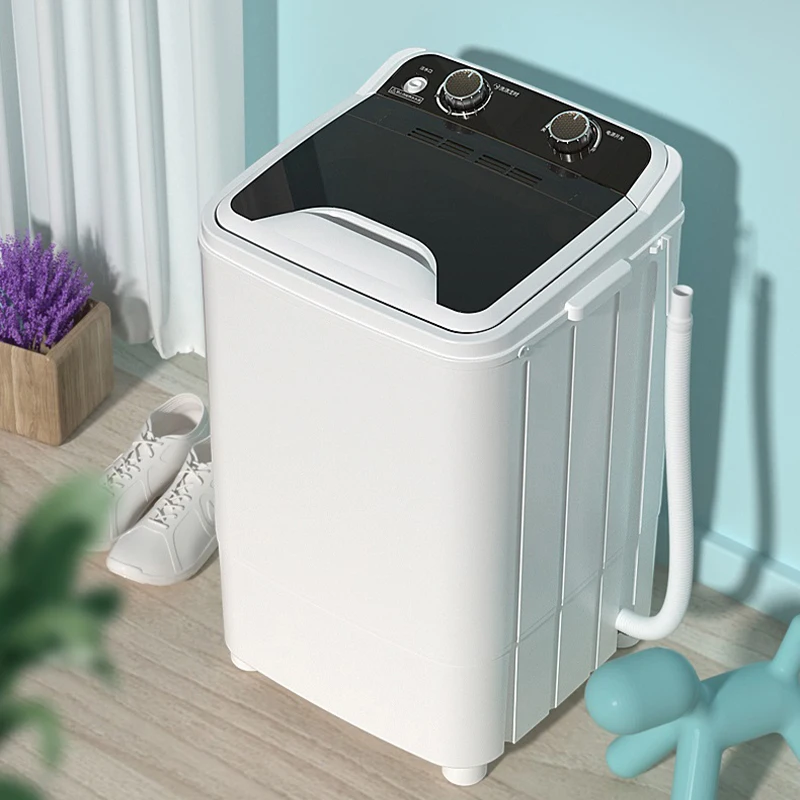 Large capacity single cylinder household semi automatic small dormitory baby baby mini washing machine