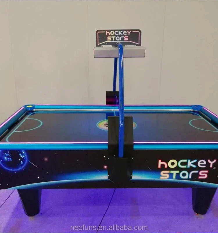 Superior Spaceship Air Hockey, Funny Kids Game Machine, Coin Operated Amusement Table Game