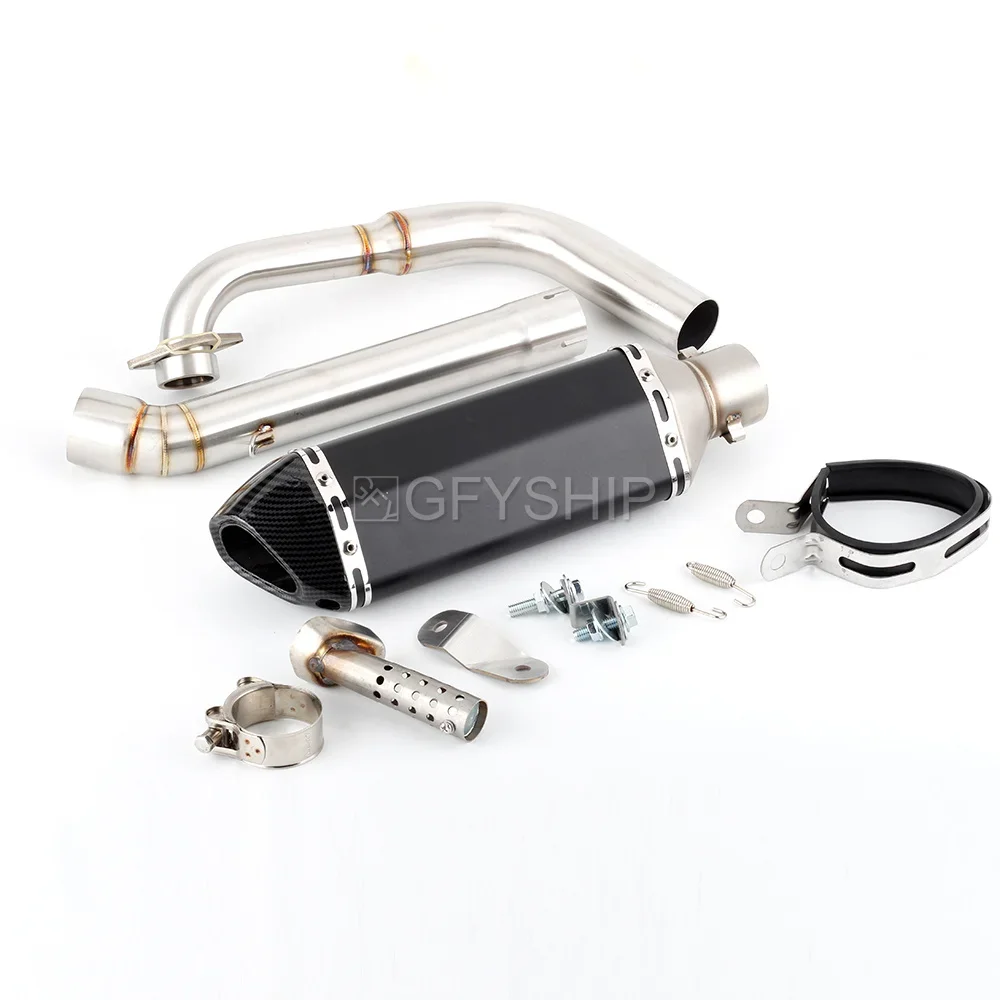 

Мотоцикл R125 V2 для Yamaha YZF R125 2014-2018 MT125 MT 125 2014-2019 V2 Escape без шнуровки выхлопной трубы с соединительной трубой коллектора