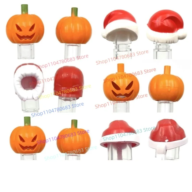 MOC-Bausteine sind mit Mini-Puppenzubehör, Halloween-Weihnachtsmütze, Spielzeug, Montage und Spleißen kompatibel.