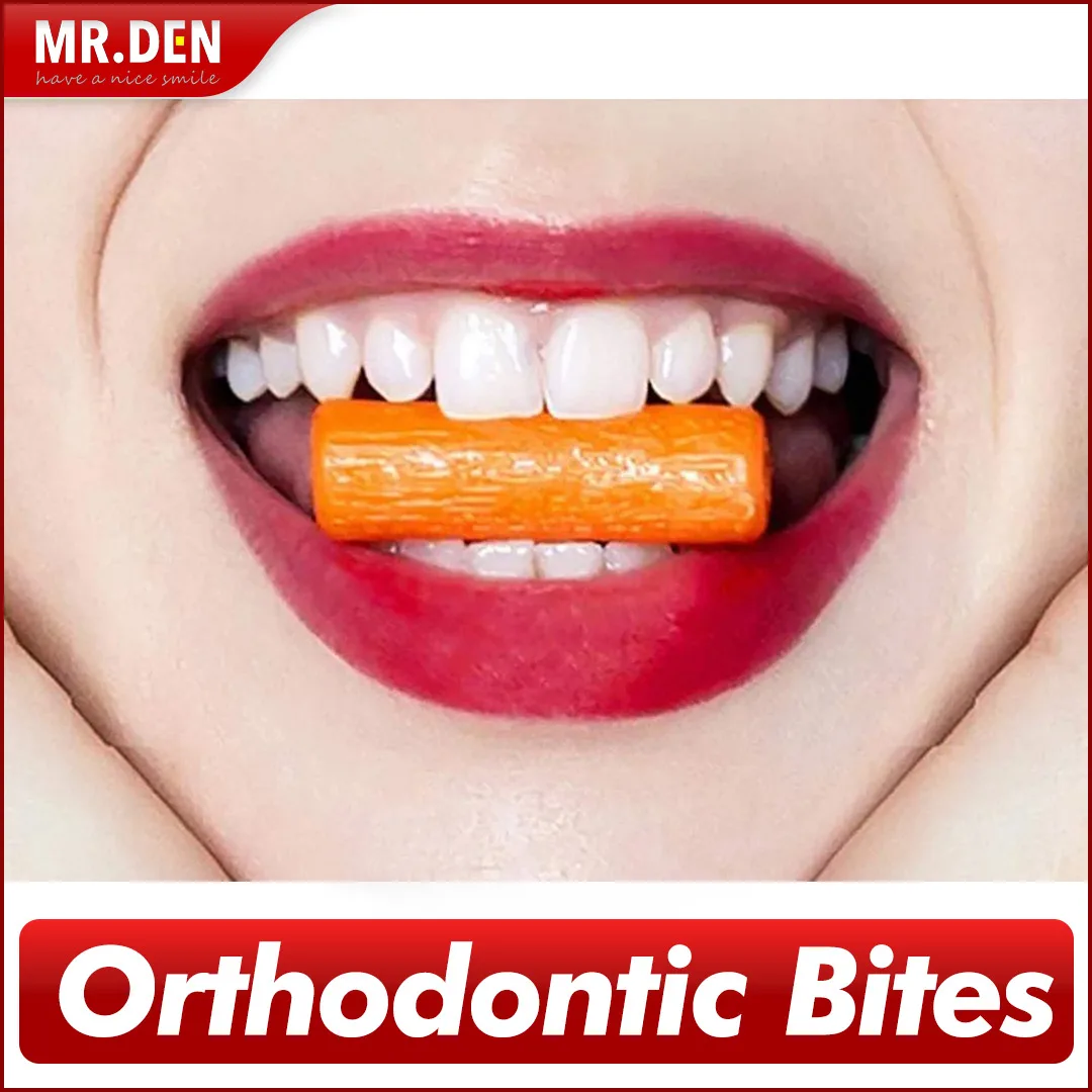 

Mixed Colors Invisible Braces Bite Gel Handheld Orthodontic Bite Gel Chewer Teeth Sharpening Long Gel Sticks