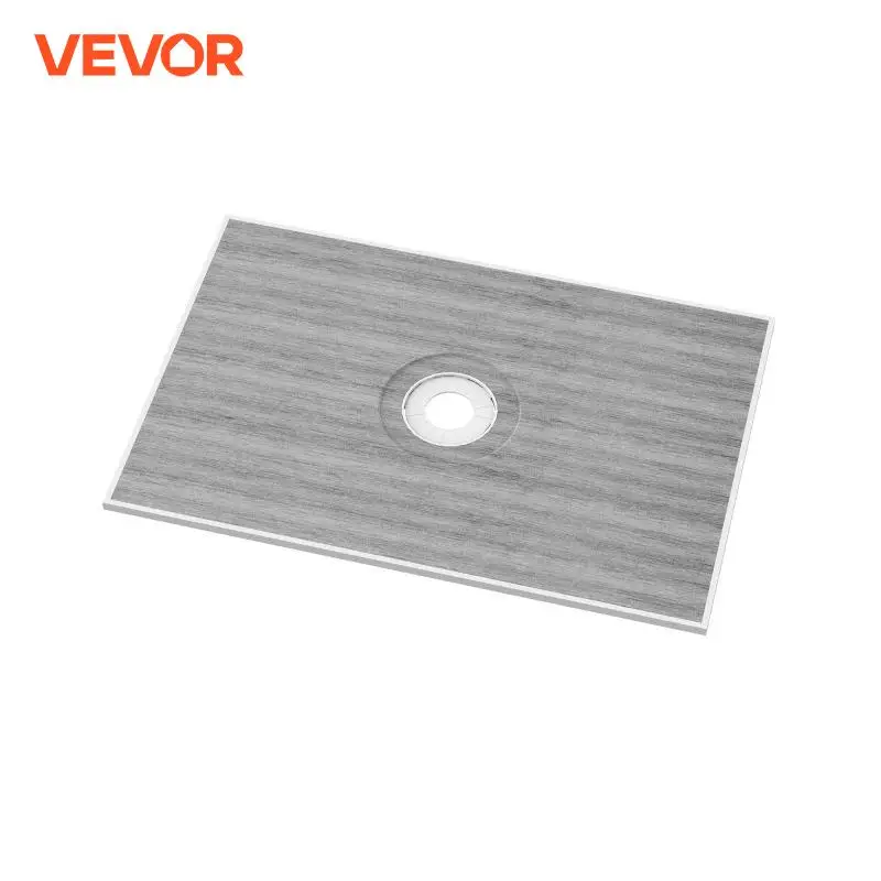 VEVOR Shower Curb Kit Shower Pan Kit with Central Drain Lightweight EPS Shower Installation Kits Slope Sticks Fit for Bathroom