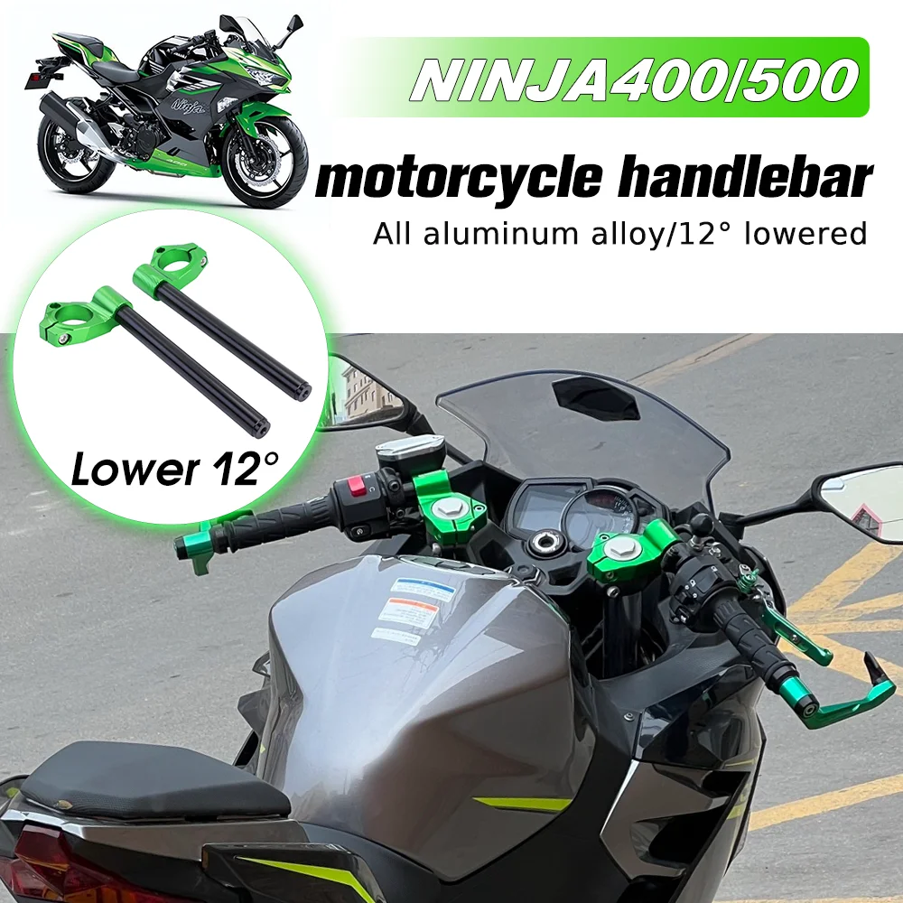 Motorcycle Handlebar for Kawasaki Ninja 400 Ninja500 Modified Parts Separate Handlebar Split Lowers the Handlebar
