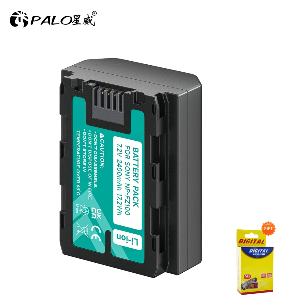 2400mAh NP FZ100 NPFZ100 NP-FZ100 Akku für Sony Alpha A7III A7R III A9 Alpha 9 A7R3 A6600 A7M3 A7RM3 A9 A9R A7R A7 A7C A7R4 Kamera