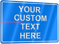 Custom Signs Personalized Metal Sign - Custom Your Own Text Aluminum Weatherproof Sign for Outdoor Street Signs Bathroom Si ADS